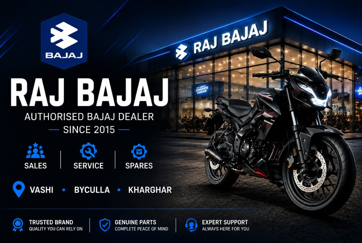 Raj Bajaj built for every rider - full Bajaj bike lineup at showroom